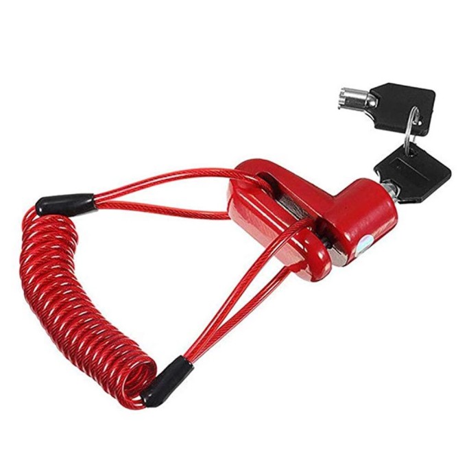 Lacăt pentru trotinetă AERIUM DL mini roșu