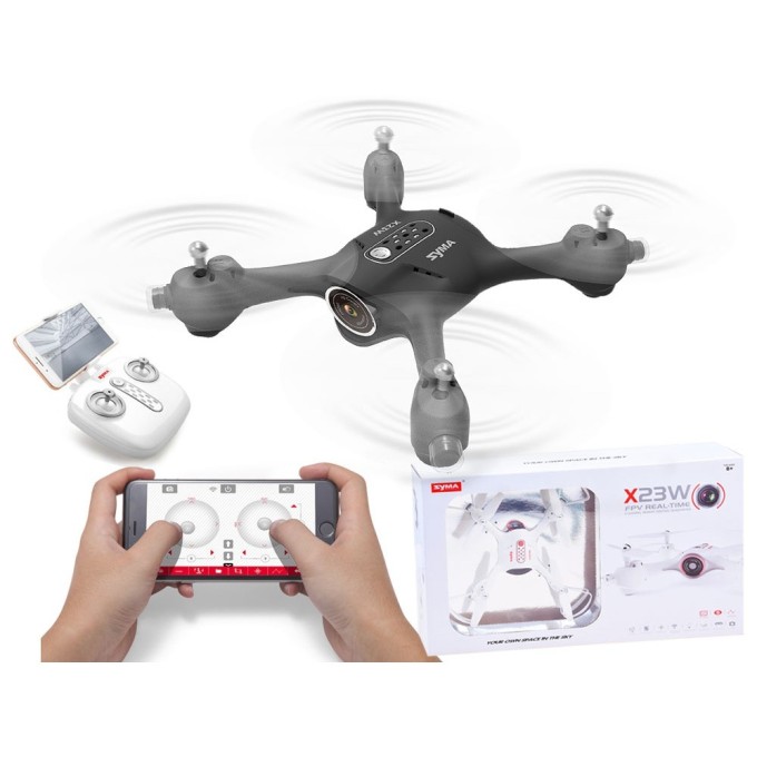 Dron Syma X23W neagră Dron Syma X23W neagră