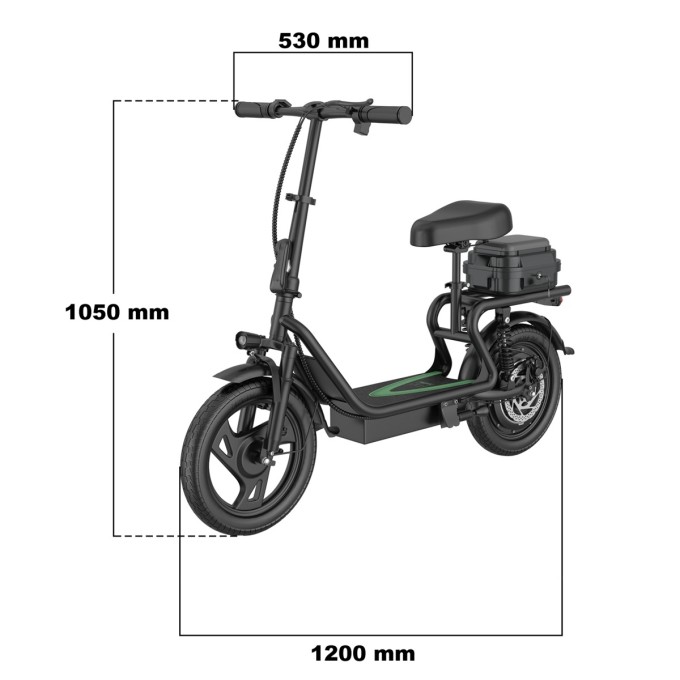 Trotineta electrica AERIUM AOVO PRO COMFORT V2 (2026) neagră
