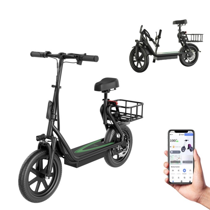 Trotinetă electrică AERIUM AOVO PRO COMFORT V2 neagră